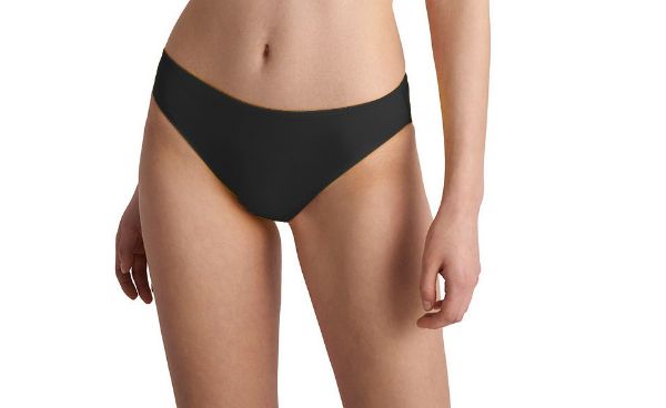 Εικόνα της Blu4u Bikini Slip Μαύρο.