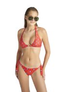 Εικόνα της Blu4u Bikini Slip με Κορδονάκια Coral Reef - Κοραλί 25365238-20