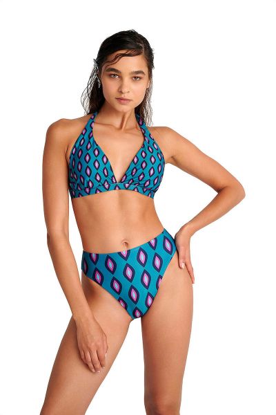 Εικόνα της Blu4u Πετρόλ Bikini Slip.