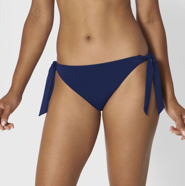 Εικόνα της Triumph Brief Essentials Tai μπλε με δεσίματα στο πλάι.