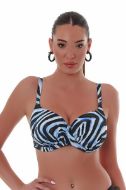 Εικόνα της Bluepoint Bikini Top Μαύρο-γαλάζιο 25066044F-25