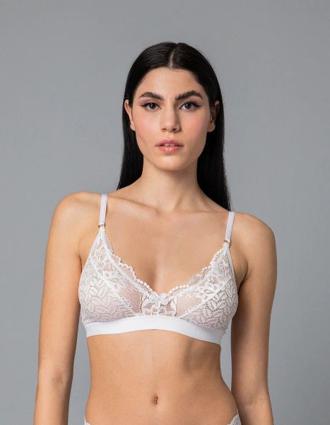 Εικόνα της Milena Bralette Ιβουάρ Με Δαντέλα.