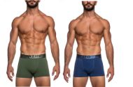 Εικόνα της 2Pack Inizio Ανδρικά Boxer Χακί/Τζιν.