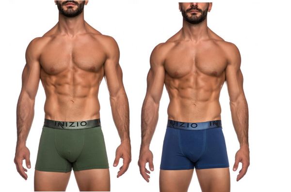 Εικόνα της 2Pack Inizio Ανδρικά Boxer Χακί/Τζιν.