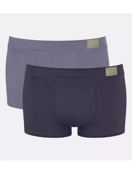 Εικόνα της 2 Pack Sloggi Boxer Go Natural Μωβ/Λεβάντα Με Εσωτερικό Λάστιχο.