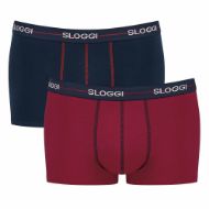Εικόνα της Sloggi Ανδρικά Μποξεράκια Navy / Red 2Pack 10206968-M008