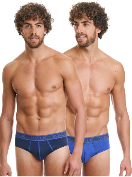 Εικόνα της Walk Ανδρικά Σλιπ Μπλε Σκούρο - Ρουά 2Pack W1757_0347