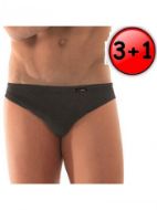 Εικόνα της Apple Boxer 0214240 Ανδρικά Σλιπ Γκρι Σκούρο 4Pack APP-0214240