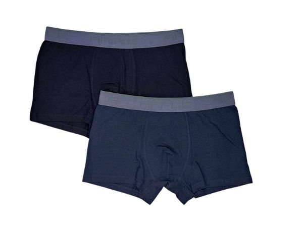 Εικόνα της 2 Pack Apple Boxer Black & Navy/Thyme.