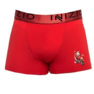 Εικόνα της Inizio Ανδρικό Μποξεράκι Κοκκινο με Σχέδια 4500-38