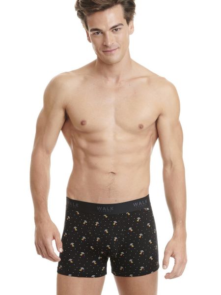 Εικόνα της Walk Bamboo Ανδρικό Μποξεράκι Πολύχρωμο με Σχέδια W1770-55_MULTI