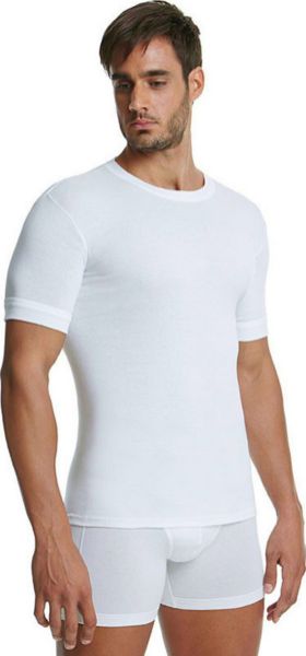 Εικόνα της Palco 6/602 Ανδρική Φανέλα Κοντομάνικη σε Λευκό Χρώμα