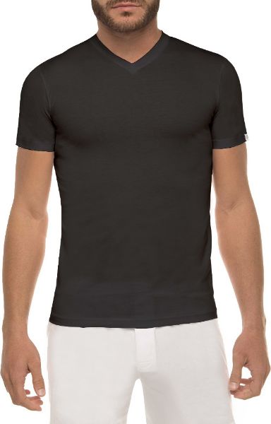 Εικόνα της Walk Ανδρική Φανέλα Κοντομάνικη σε Μαύρο Χρώμα W1991-02