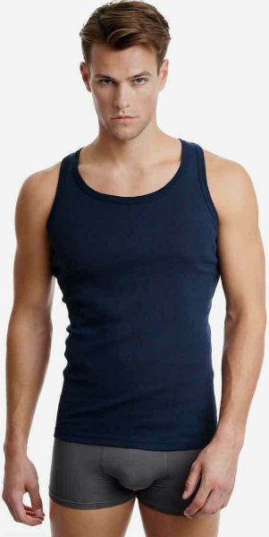 Εικόνα της Walk Ανδρική Φανέλα Αμάνικη σε Navy Μπλε Χρώμα- 1 Τεμάχιο.