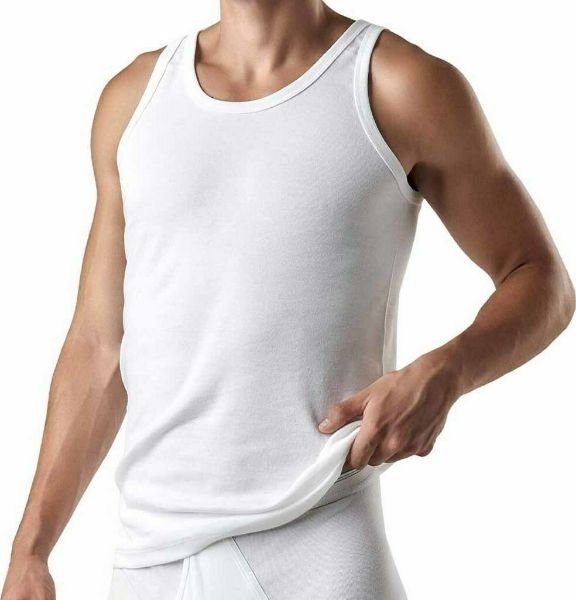 Εικόνα της Apple Boxer 0310150 Ανδρική Φανέλα Αμάνικη σε Λευκό Χρώμα