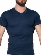 Εικόνα της Apple Boxer 0410461 Ανδρική Φανέλα Κοντομάνικη Marine