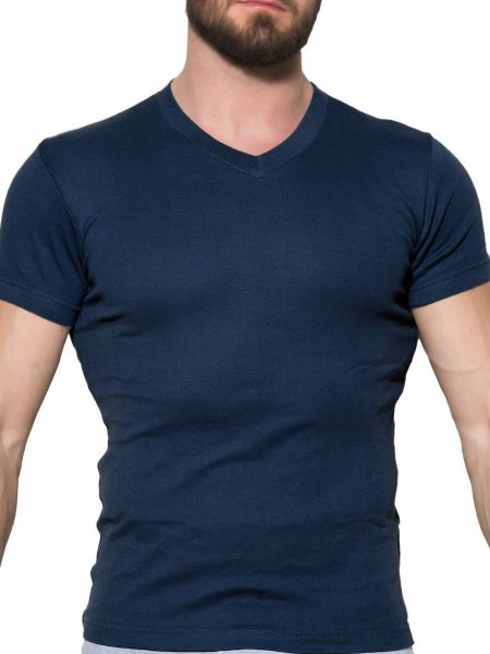 Εικόνα της Apple Boxer 0410461 Ανδρική Φανέλα Κοντομάνικη Marine