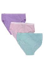 Εικόνα της 3Pack Apple Slip Cotton Tai Highwaist Ροζ/Φυστικί/Λιλά.