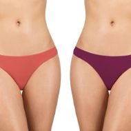 Εικόνα της Slip 2Pack Bordeaux/Coral.