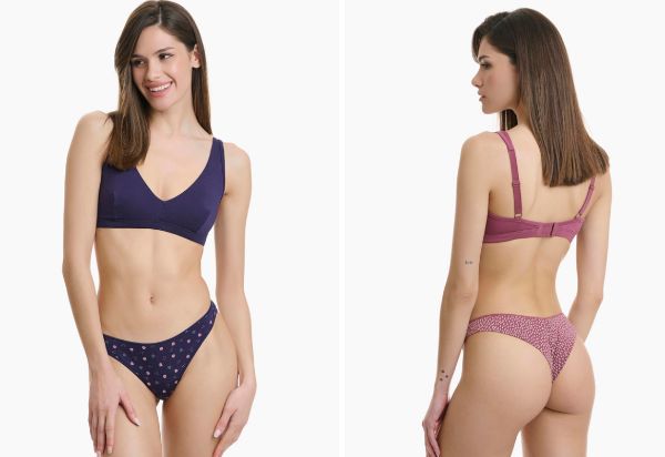 Εικόνα της 2Pack Walk Brazil Rio Slip Μπλε/Σάπιο Μήλο Με Σχέδια.