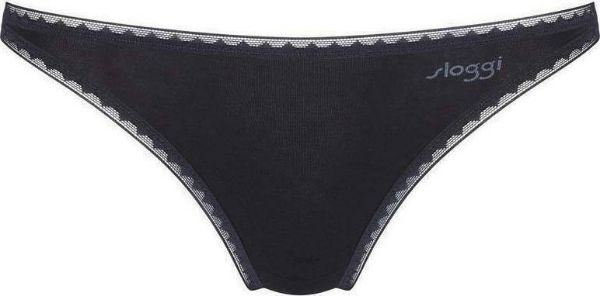 Εικόνα της Sloggi Go H Mini Βαμβακερά Γυναικεία Slip 2Pack Μαύρα 10207411-0004