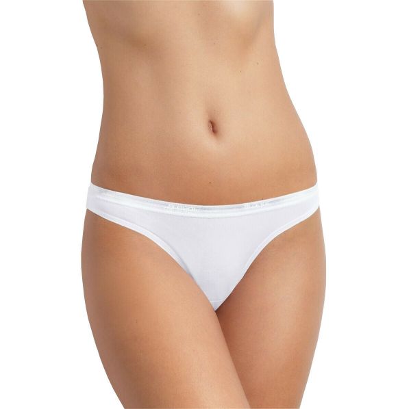 Εικόνα της Sloggi Myday feelgood cotton Tanga λευκό γυναικείο σλιπ.