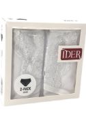 Εικόνα της Ider 2 Pack Midi Λευκά Βαμβακερά Γυναικεία Slip.