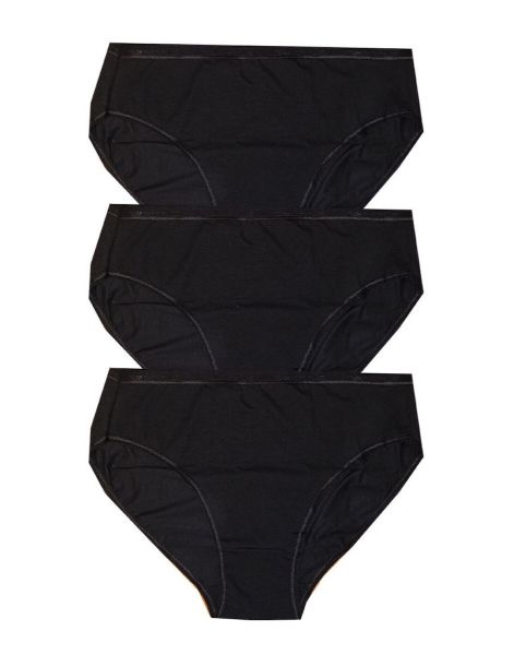 Εικόνα της 3 Pack Apple Μαύρα Βαμβκαερά Tai.