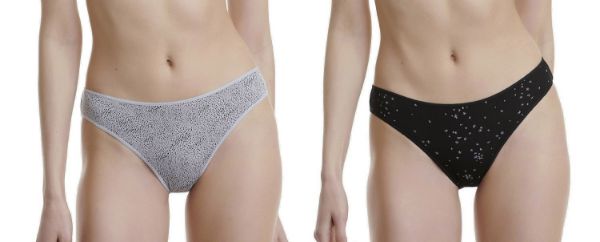 Εικόνα της Walk Bamboo Γυναικεία Slip 2Pack Μαύρα W2012-58