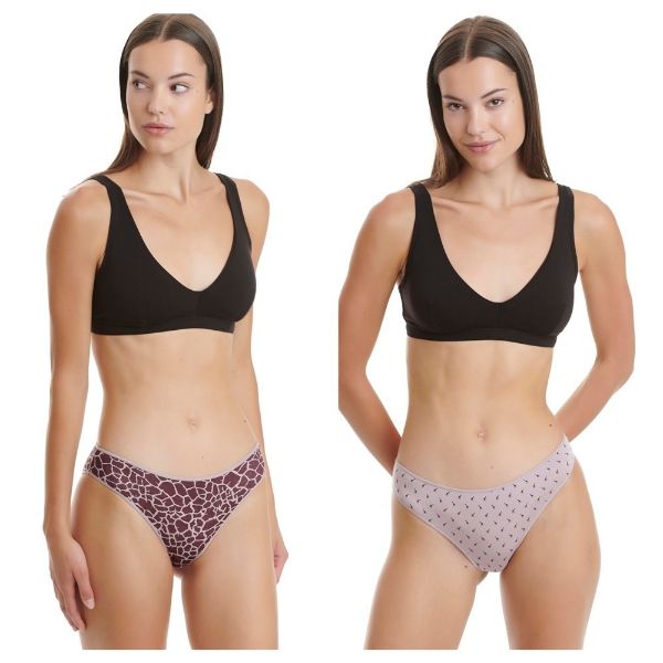 Εικόνα της Walk Γυναικεία Slip 2Pack Ροζ W2012-70