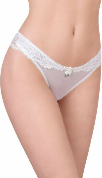 Εικόνα της Γυναικείο ιβουάρ brazil με δαντέλα και ματάκι.