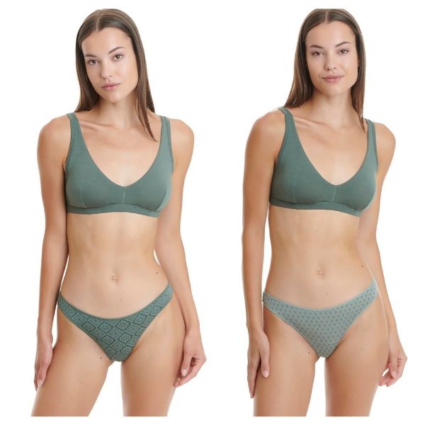 Εικόνα της Walk Γυναικεία Brazil 2Pack Πράσινα W2018-27