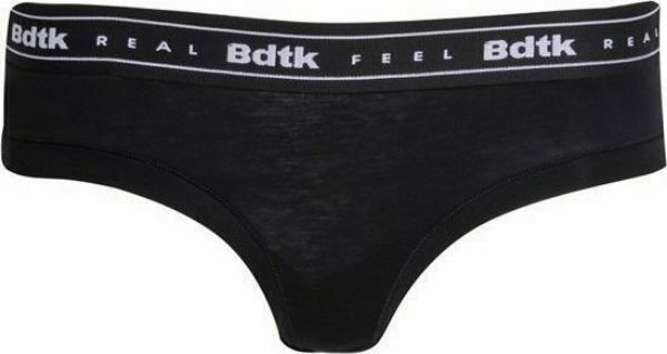 Εικόνα της BodyTalk Bamboo Hipster Slip Μαύρο.