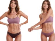 Εικόνα της 2 Slip Walk Bamboo Μελιτζανί/Σάπιο Μήλο.