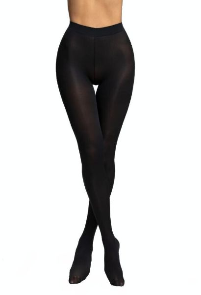 Εικόνα της Pompea Μαύρο Αδιάφανο Καλσόν 80Den.