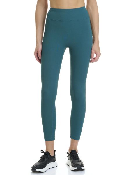 Εικόνα της Walk Αθλητικό seamless rib κολάν Πετρόλ.