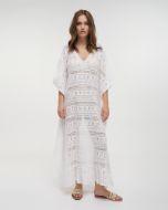 Εικόνα της BLE ΚΑΦΤΑΝΙ ΜΑΚΡΥ ΔΙΑΤΡΗΤΟ ΛΕΥΚΟ ONE SIZE (100% COTTON) 5-41-195-0015