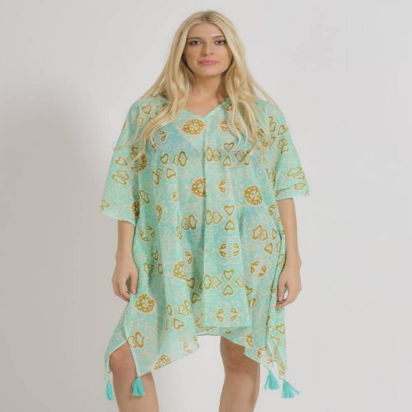 Εικόνα της BLE RESORT COLLECTION ΚΑΦΤΑΝΙ ΒΕΡΑΜΑΝ/ΛΕΥΚΟ/ΚΑΦΕ ΜΕ ΣΧΕΔΙΑ ONE SIZE (100% COTTON) 5-41-304-0073