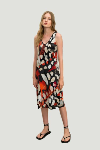 Εικόνα της Vamp 16400 Γυναικείο Μακρύ Φόρεμα Παραλίας Μαύρο