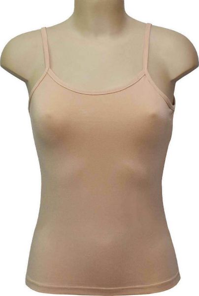 Εικόνα της Apple Boxer 0320142 Μπεζ Γυναικείο Φανελάκι με Τιράντα