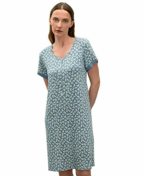 Εικόνα της Vamp Καλοκαιρινό Γυναικείο Νυχτικό Blue Serene 16078