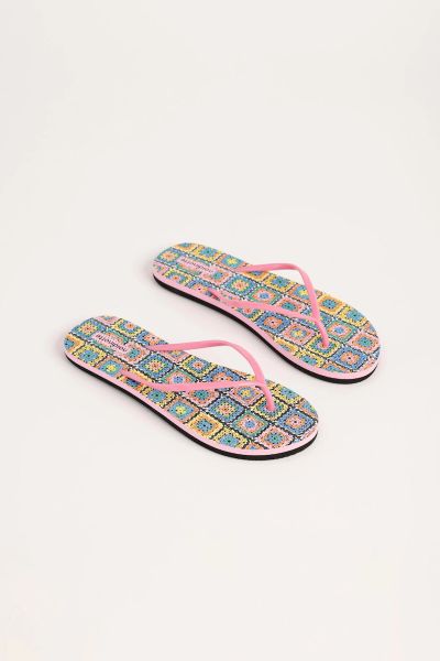 Εικόνα της Noidinotte φούξια γυναικείες σαγιονάρες.