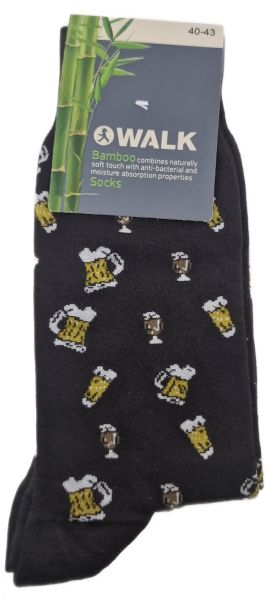 Εικόνα της Walk Ανδρικές Κάλτσες Καφε W304-39-16