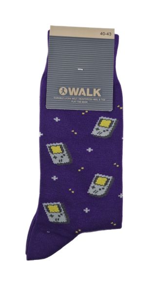 Εικόνα της Walk Ανδρικές Κάλτσες Μωβ W1064-32-55