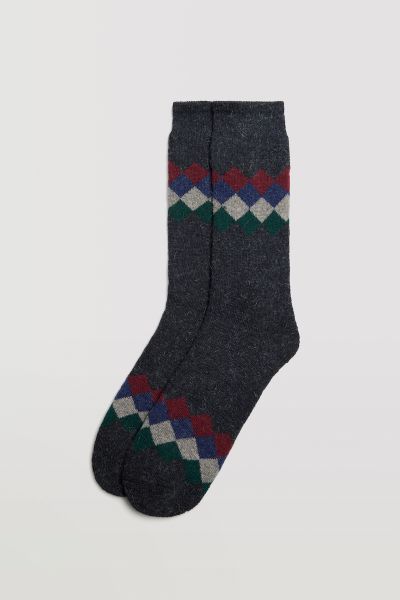 Εικόνα της Ysabel Mora Ανδρικές Κάλτσες με Σχέδια Μπλε 22891