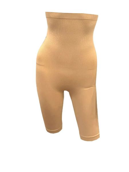 Εικόνα της Ider slimmer figure μπεζ λαστέξ ψηλόμεσο και με μακρύ πόδι.