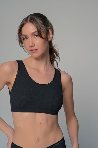 Εικόνα της Milena by Paris Γυναικείο Μπουστάκι Μαυρο 010204-Μαύρο