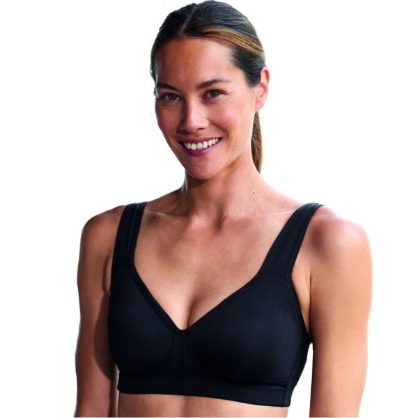 Εικόνα της Ysabel Mora Μαύρο Αθλητικό Σουτιέν 70804