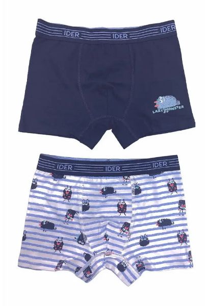 Εικόνα της IDER 2-PACK ΑΓΟΡΙΣΤΙΚΟ BOXER ΜΕ ΕΞΩΤΕΡΙΚΟ ΛΑΣΤΙΧΟ ΚΑΙ ΤΥΠΩΜΑ MONSTERS ΜΠΛΕ/ΡΙΓΕ.