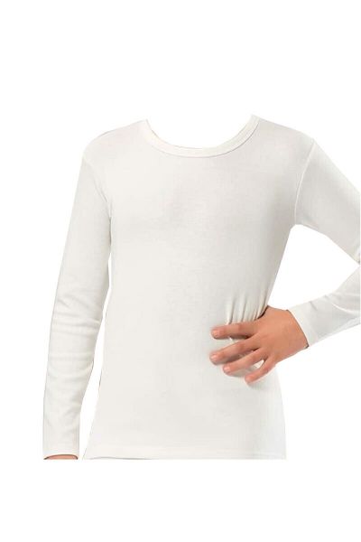 Εικόνα της Berrak unisex εκρού παιδική μακρυμάνικη ισοθερμική φανέλα.